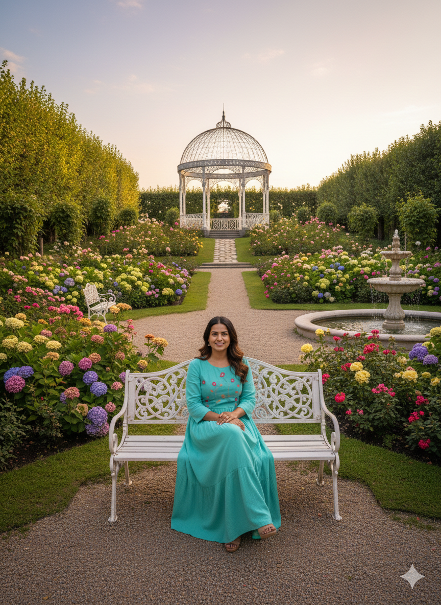 Teal Embroidered Anarkali Kurti – Flowy Elegant Ethnic Wear